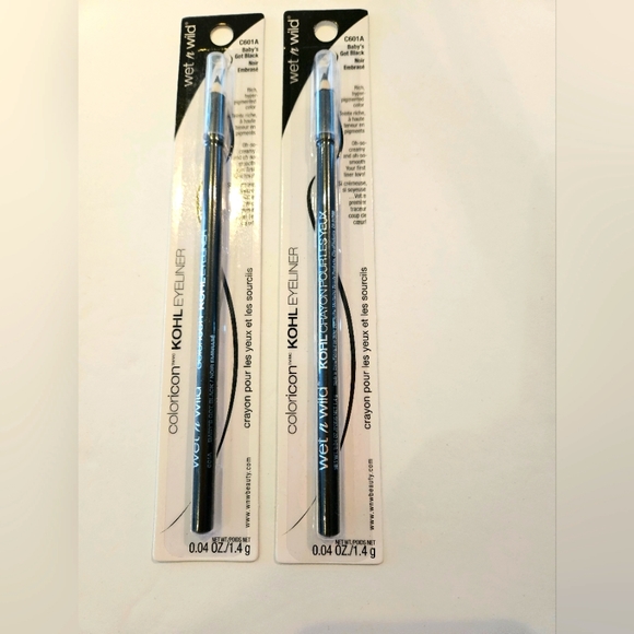 Wet N Wild Kohl Eyeliner Black X2 - Picture 1 of 3